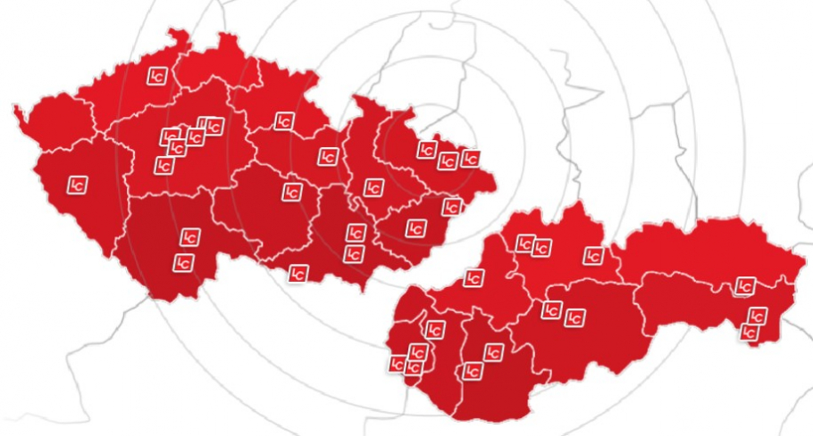 Naše výťahy sú dostupné vo všetkých krajoch Českej republiky i Slovenska